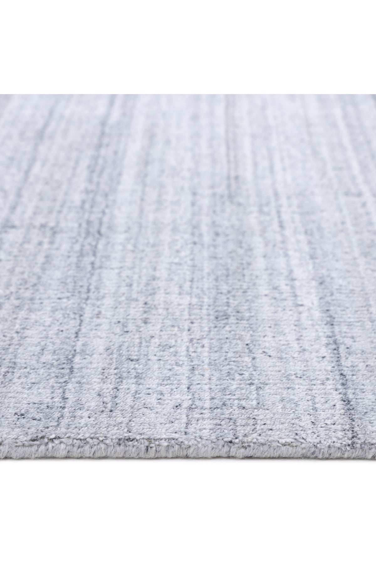 Cooper Hand-Loomed Contemporary Striped Gray Area Rug Gray