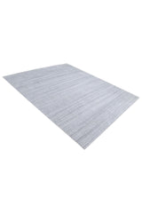 Cooper Hand-Loomed Contemporary Striped Gray Area Rug Gray