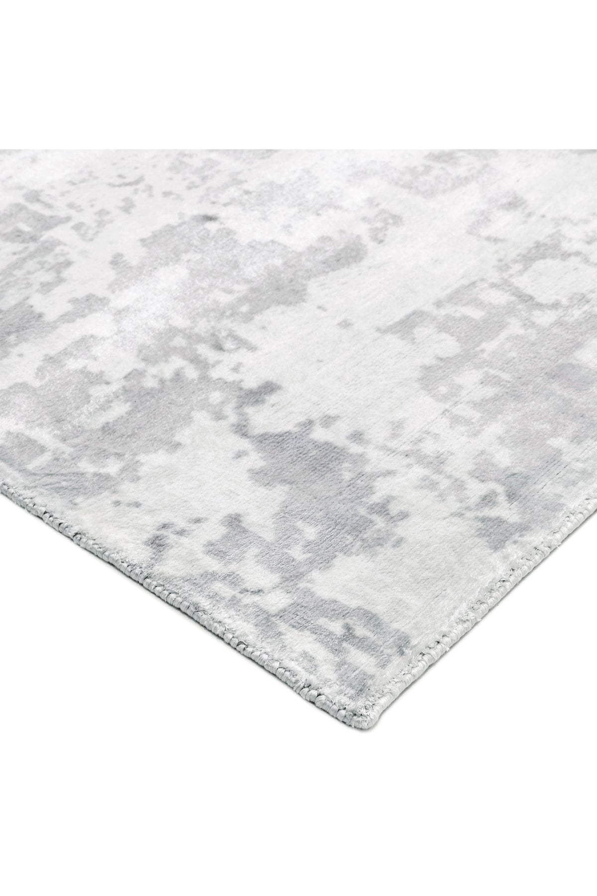 Blush Hand-Loomed Contemporary Abstract Gray Area Rug Gray