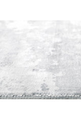 Blush Hand-Loomed Contemporary Abstract Gray Area Rug Gray