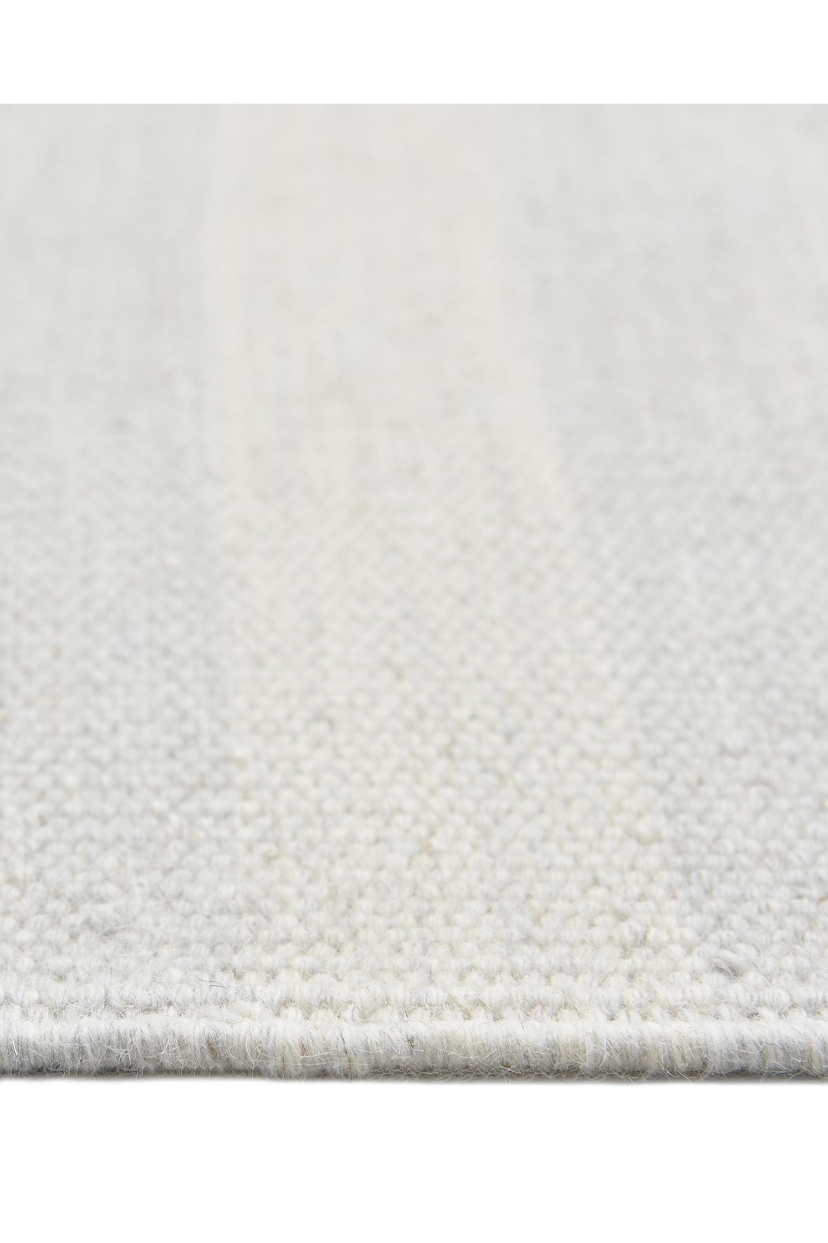 Louella Hand Woven Contemporary Striped Ivory Area Rug Ivory