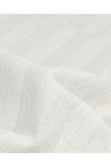 Louella Hand Woven Contemporary Striped Ivory Area Rug Ivory
