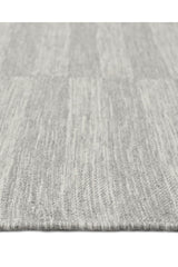 Louella Hand Woven Contemporary Striped Gray Area Rug Gray
