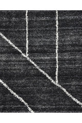 Kali Hand-Loomed Contemporary Geometric Gray Area Rug Gray