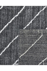 Kali Hand-Loomed Contemporary Geometric Gray Area Rug Gray