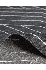 Kali Hand-Loomed Contemporary Geometric Gray Area Rug Gray