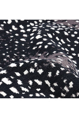 Louis Hand Knotted Contemporary Animal Black Area Rug Black