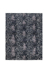 Louis Hand Knotted Contemporary Animal Black Area Rug Black