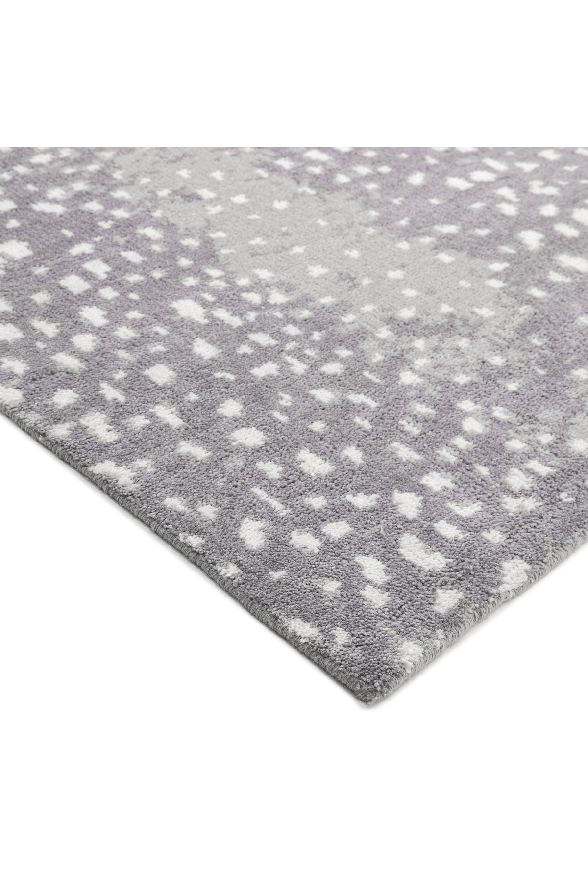 Louis Hand Knotted Contemporary Animal Gray Area Rug Gray