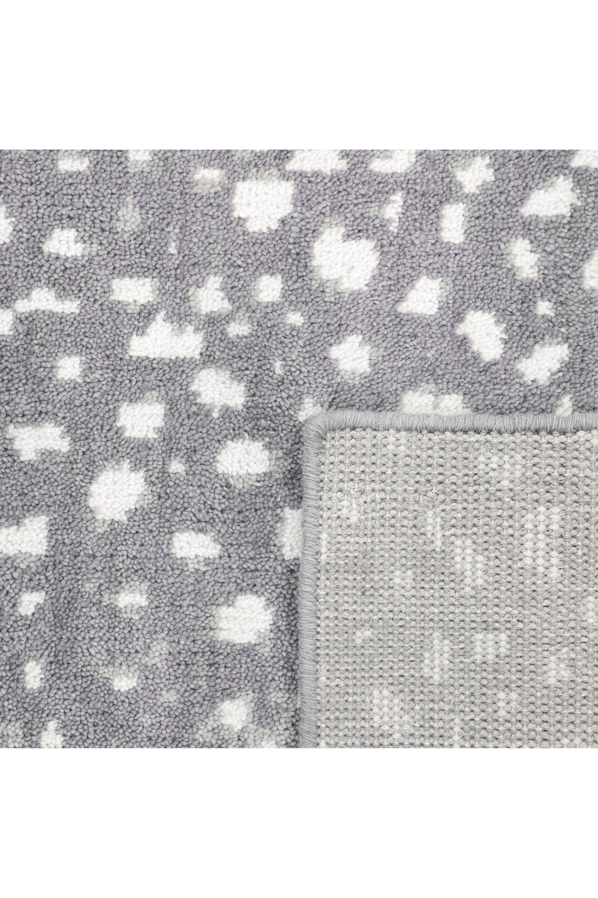 Louis Hand Knotted Contemporary Animal Gray Area Rug Gray