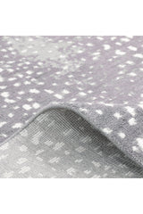 Louis Hand Knotted Contemporary Animal Gray Area Rug Gray