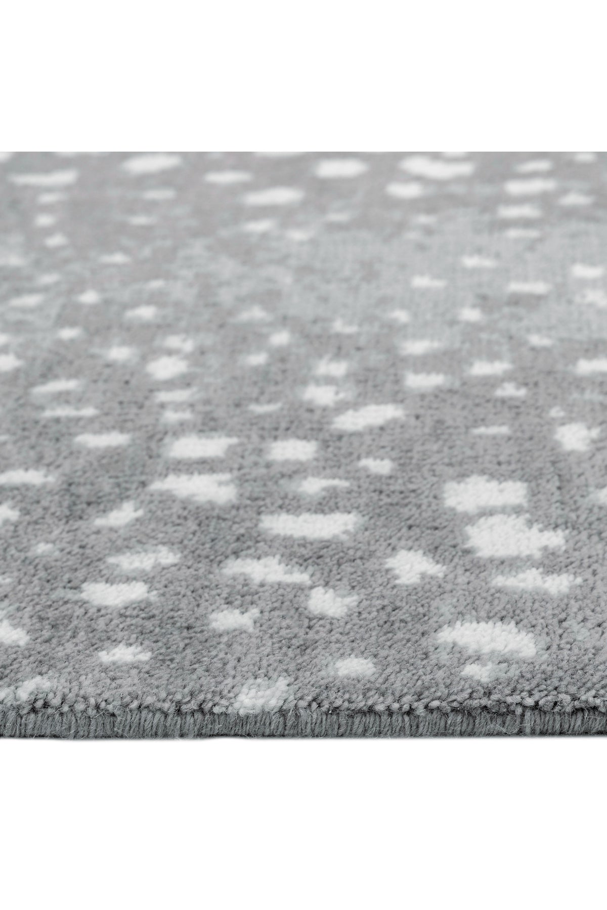 Louis Hand Knotted Contemporary Animal Gray Area Rug Gray