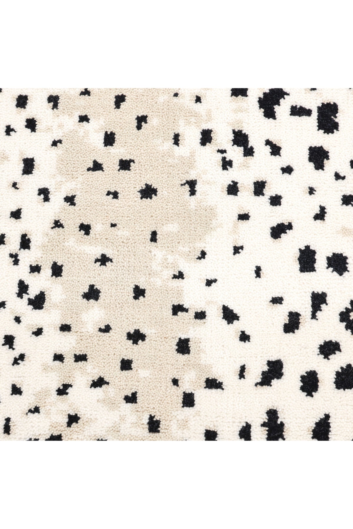 Louis Hand Knotted Contemporary Animal Ivory Area Rug Ivory