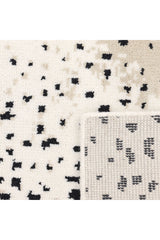 Louis Hand Knotted Contemporary Animal Ivory Area Rug Ivory