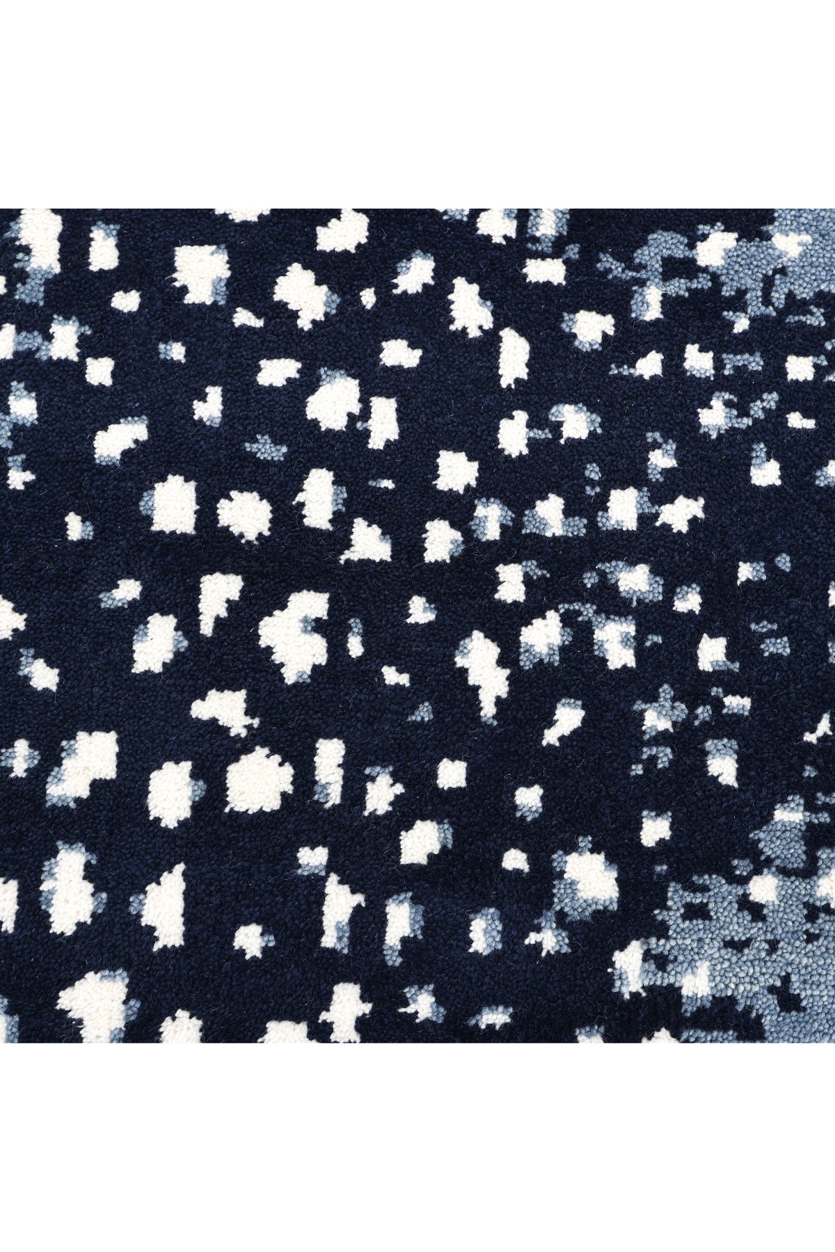 Louis Hand Knotted Contemporary Animal Blue Area Rug Blue