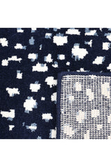 Louis Hand Knotted Contemporary Animal Blue Area Rug Blue