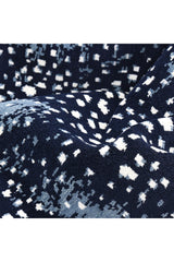 Louis Hand Knotted Contemporary Animal Blue Area Rug Blue
