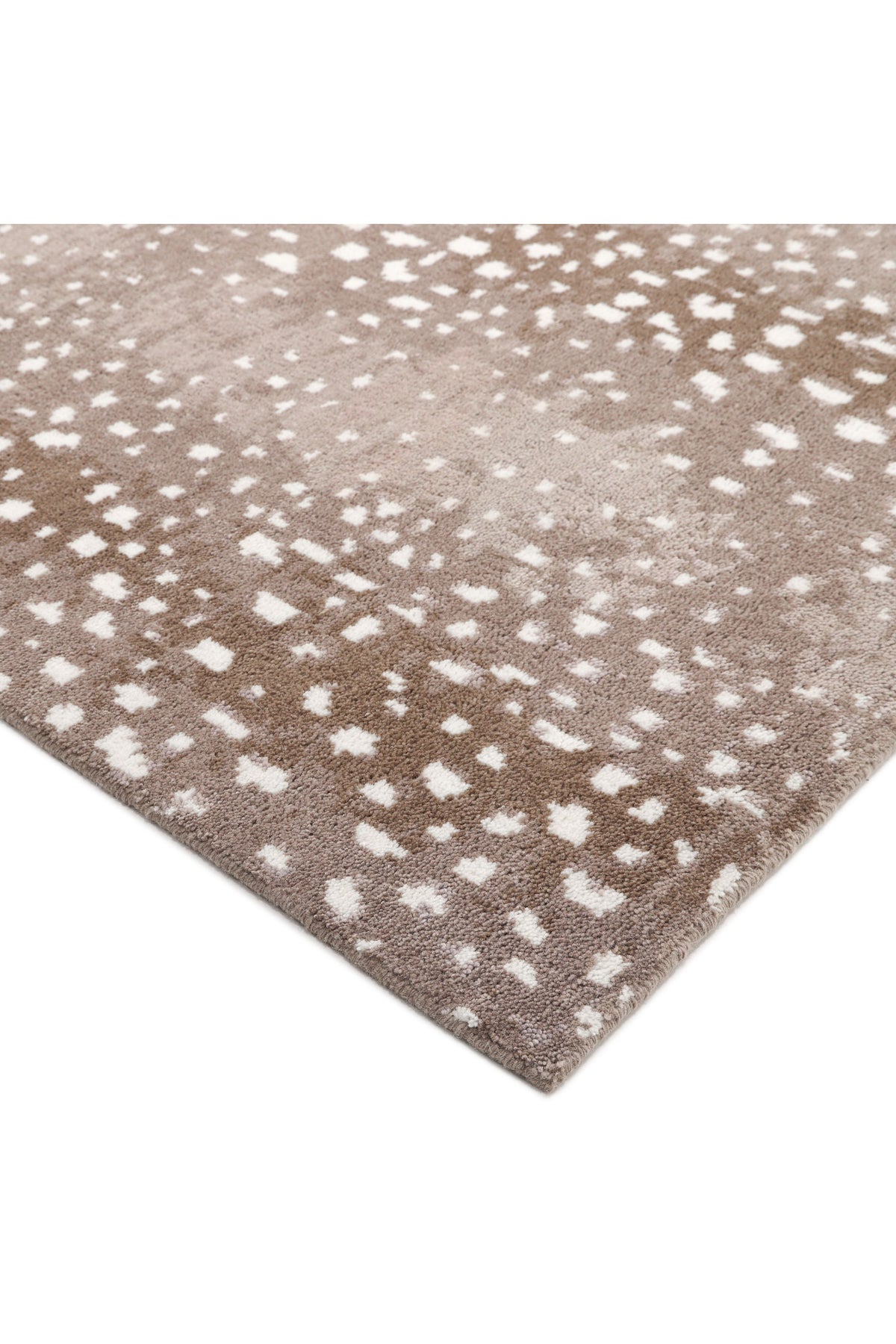 Louis Hand Knotted Contemporary Animal Brown Area Rug Brown