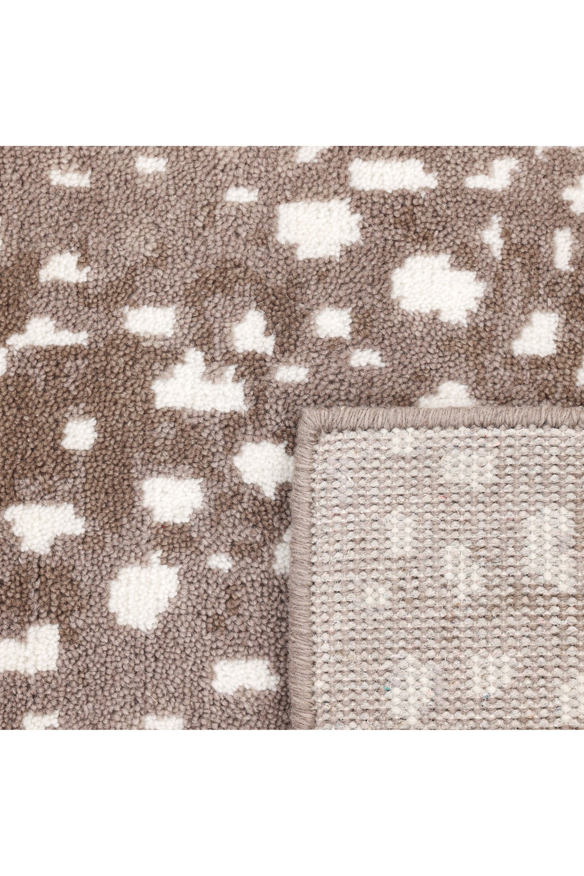 Louis Hand Knotted Contemporary Animal Brown Area Rug Brown