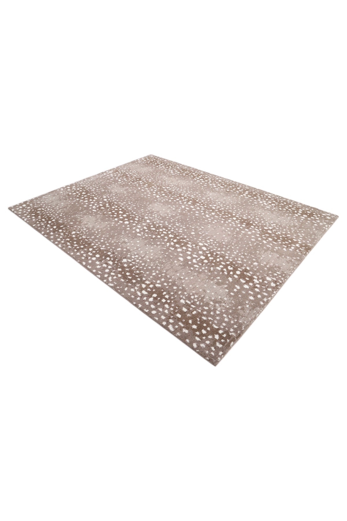 Louis Hand Knotted Contemporary Animal Brown Area Rug Brown