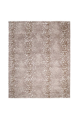 Louis Hand Knotted Contemporary Animal Brown Area Rug Brown