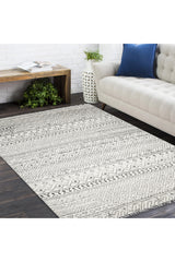 Thomas Hand Knotted Bohemian Moroccan Gray Area Rug Gray