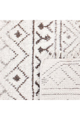 Thomas Hand Knotted Bohemian Moroccan Gray Area Rug Gray