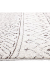 Thomas Hand Knotted Bohemian Moroccan Gray Area Rug Gray