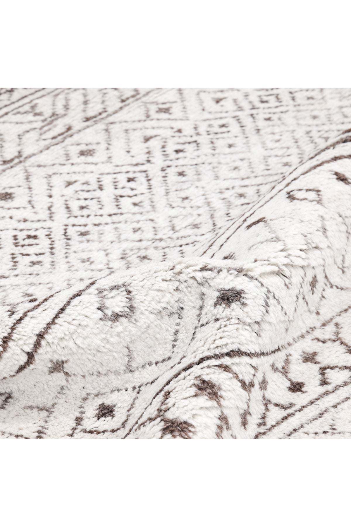 Thomas Hand Knotted Bohemian Moroccan Gray Area Rug Gray