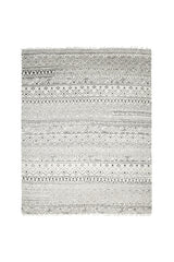Thomas Hand Knotted Bohemian Moroccan Gray Area Rug Gray