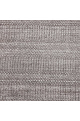 Sanam Hand-Loomed Contemporary Striped Brown Area Rug Brown