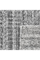 Sanam Hand-Loomed Contemporary Striped Gray Area Rug Gray