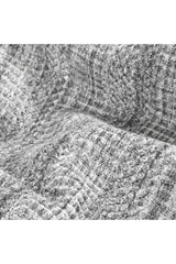 Sanam Hand-Loomed Contemporary Striped Gray Area Rug Gray