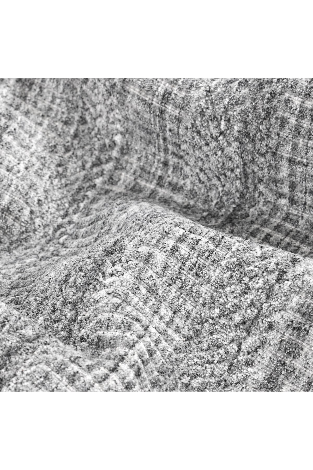 Sanam Hand-Loomed Contemporary Striped Gray Area Rug Gray
