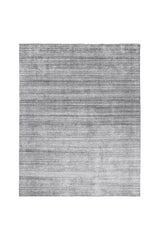 Sanam Hand-Loomed Contemporary Striped Gray Area Rug Gray