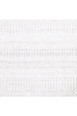 Sanam Hand-Loomed Contemporary Striped Ivory Area Rug Ivory