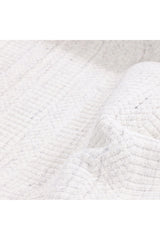 Sanam Hand-Loomed Contemporary Striped Ivory Area Rug Ivory