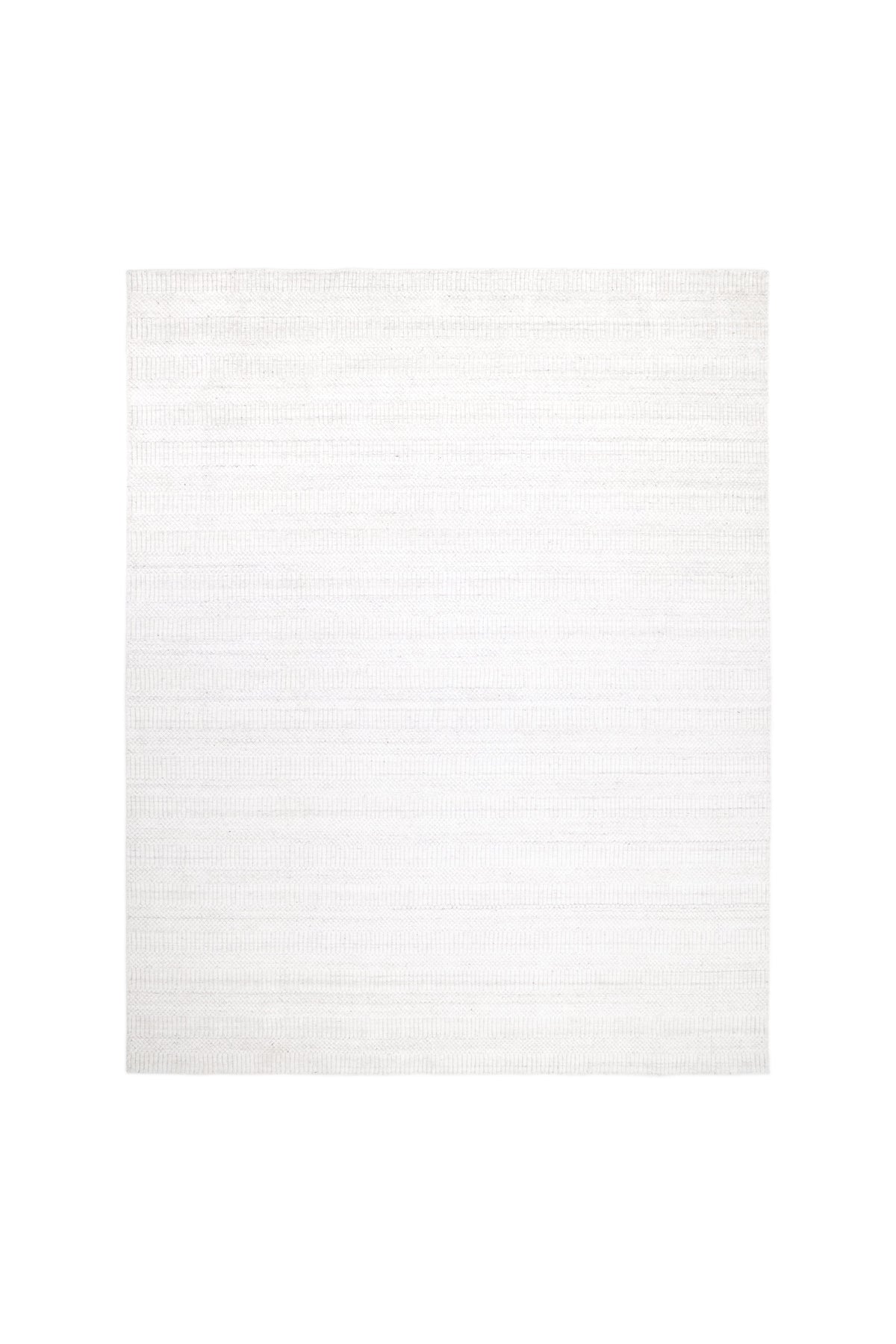 Sanam Hand-Loomed Contemporary Striped Ivory Area Rug Ivory