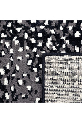 Arash Wool Hand Knotted Contemporary Area Rug Black