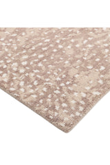 Arash Hand Knotted Contemporary Animal Brown Area Rug Brown