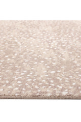 Arash Hand Knotted Contemporary Animal Brown Area Rug Brown