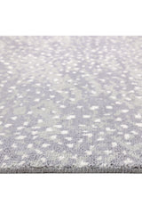 Arash Hand Knotted Contemporary Animal Gray Area Rug Gray