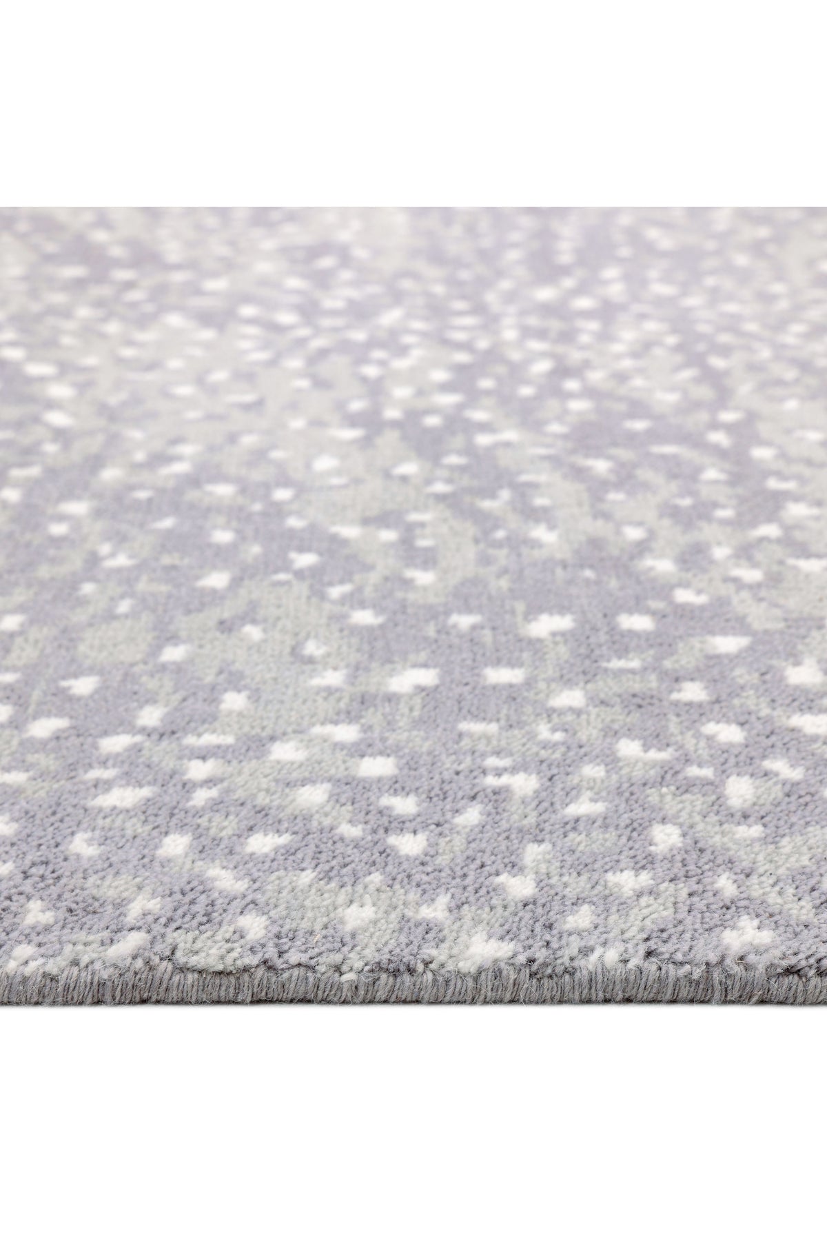 Arash Hand Knotted Contemporary Animal Gray Area Rug Gray
