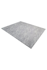 Arash Hand Knotted Contemporary Animal Gray Area Rug Gray