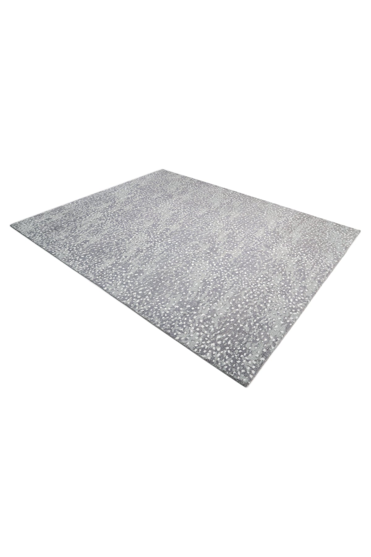 Arash Hand Knotted Contemporary Animal Gray Area Rug Gray