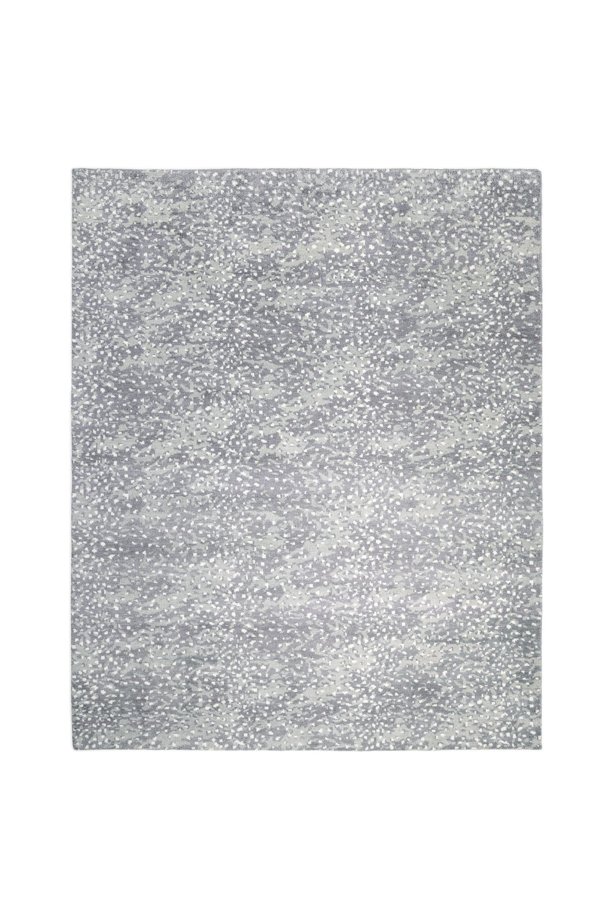 Arash Hand Knotted Contemporary Animal Gray Area Rug Gray