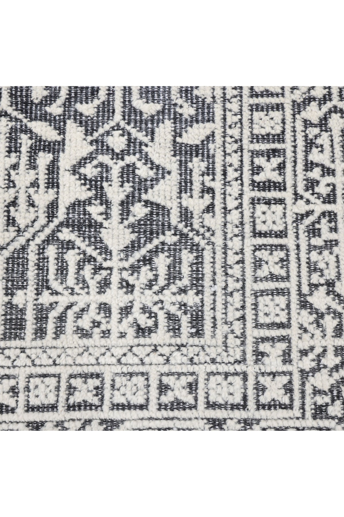 Yvonne Hand Knotted Contemporary Oriental Gray Area Rug Gray