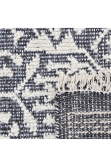 Yvonne Hand Knotted Contemporary Oriental Gray Area Rug Gray
