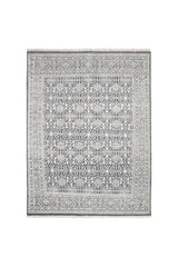 Yvonne Hand Knotted Contemporary Oriental Gray Area Rug Gray