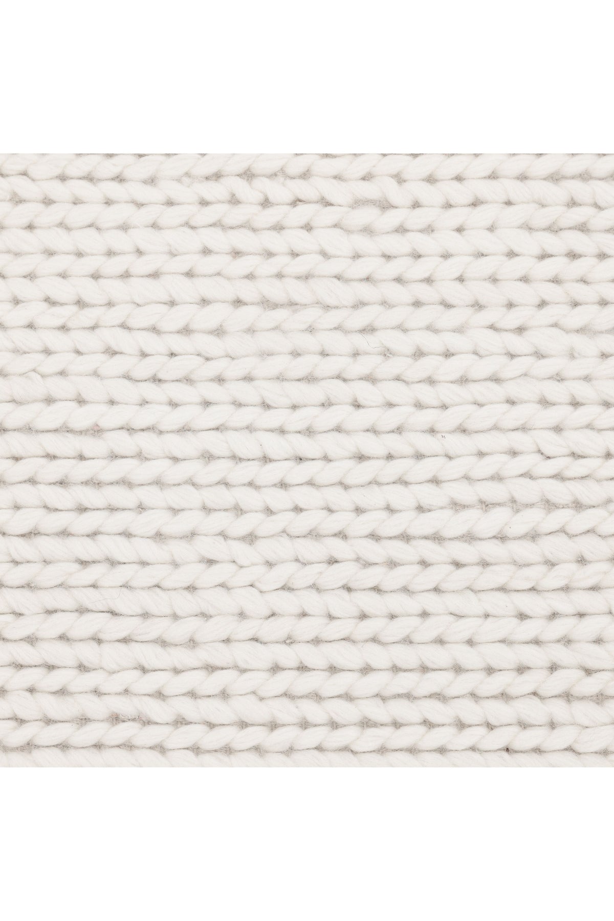 Elizabeth Hand Woven Contemporary Solid Ivory Area Rug Ivory